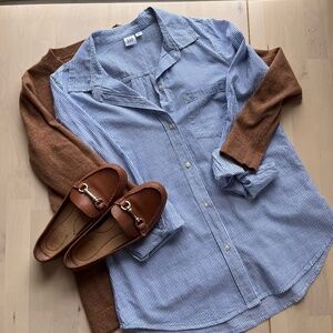 Gap striped button-down shirt
